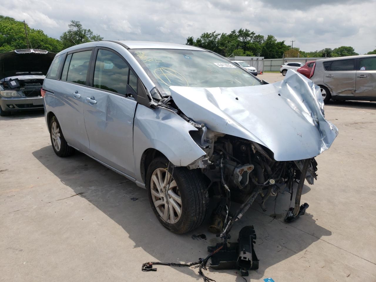MAZDA 5 2012 with VIN JM1CW2BL2C0114343 - Photo from auction