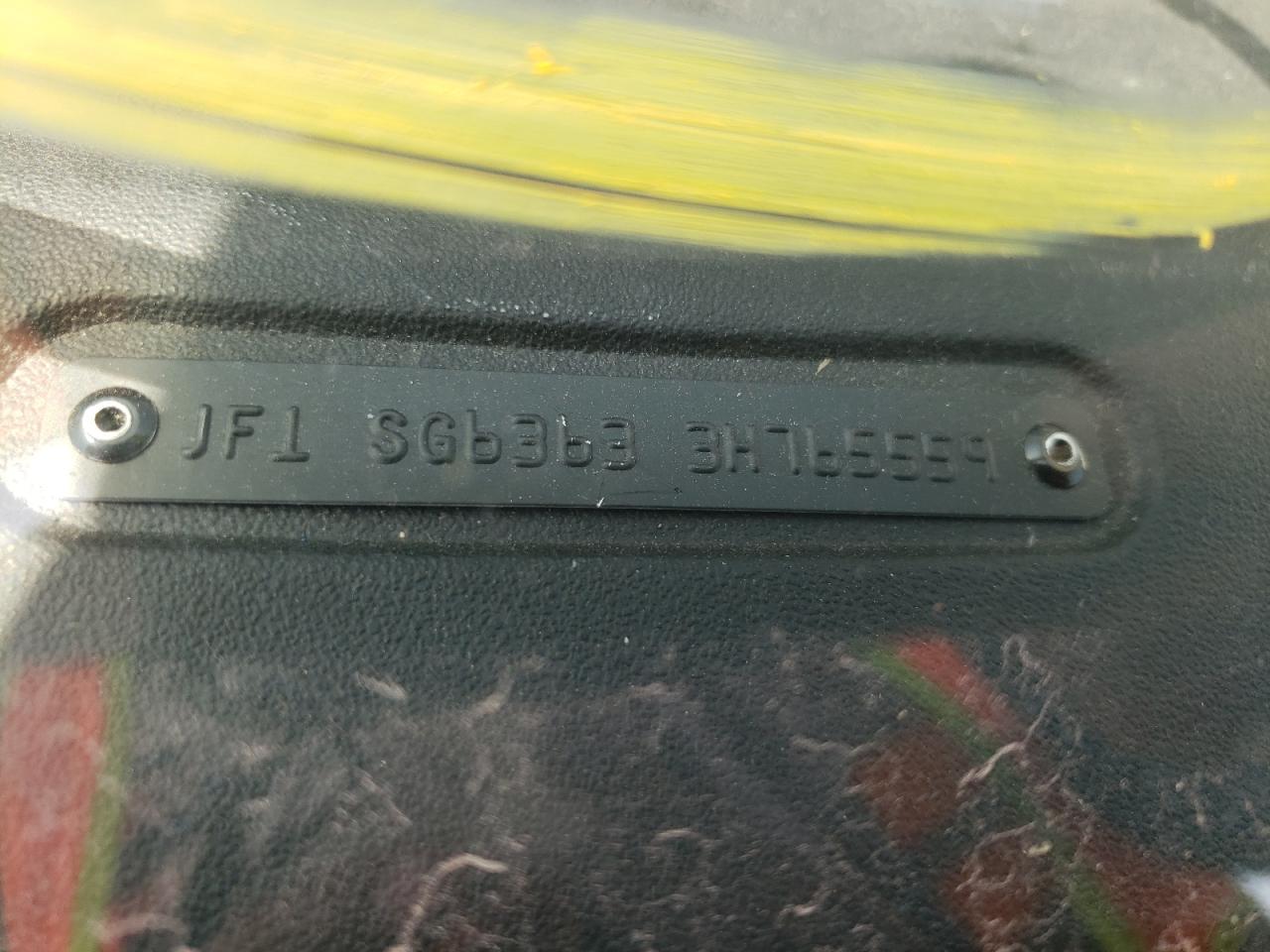 Photo 10 from auction – 2003 SUBARU FORESTER 2 with VIN JF1SG63633H765559