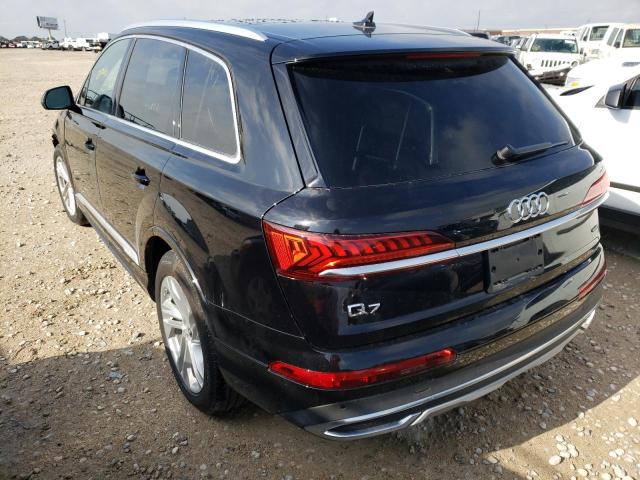 Photo 3 from auction – 2021 AUDI Q7 PREMIUM with VIN WA1AJAF70MD018471