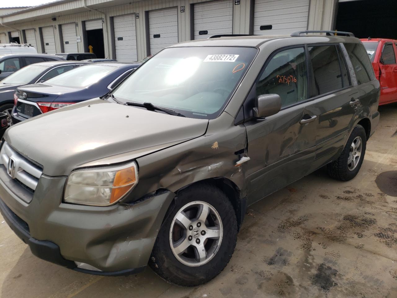 Photo 2 from auction – 2007 HONDA PILOT EX with VIN 2HKYF18487H528901
