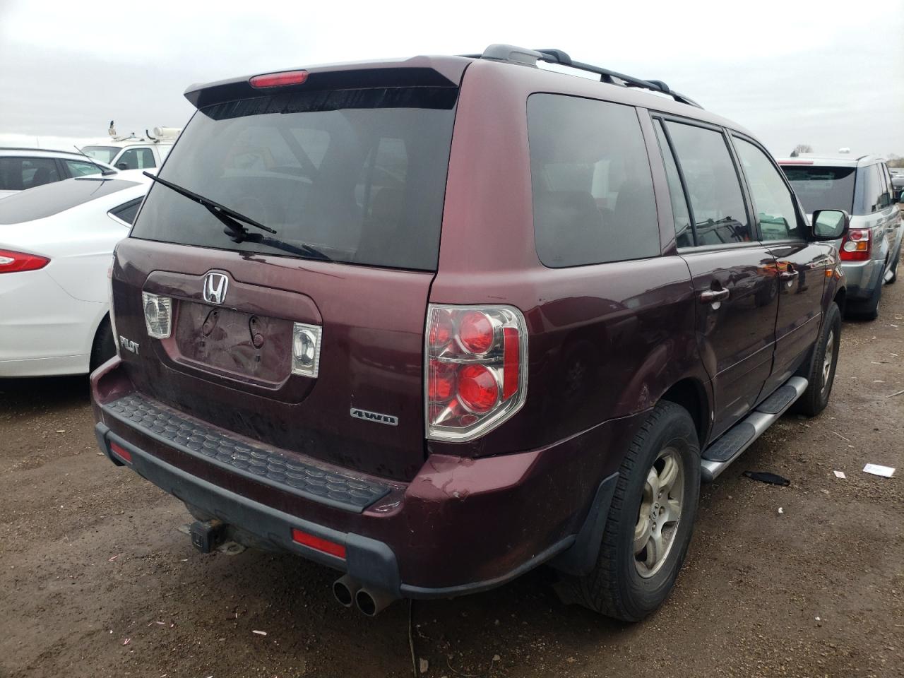 Photo 4 from auction – 2007 HONDA PILOT with VIN 2HKYF18657H512172