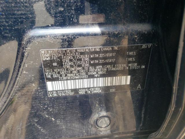 Photo 10 from auction – 2017 TOYOTA RAV4 LE with VIN 2T3BFREV2HW654893
