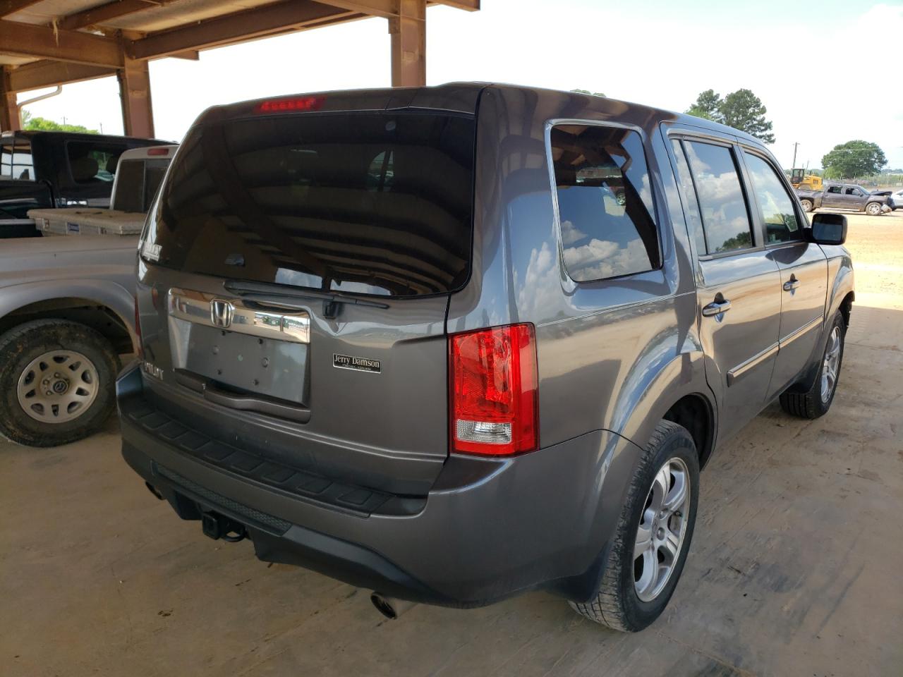 Photo 4 from auction – 2012 HONDA PILOT EXL with VIN 5FNYF3H59CB037055