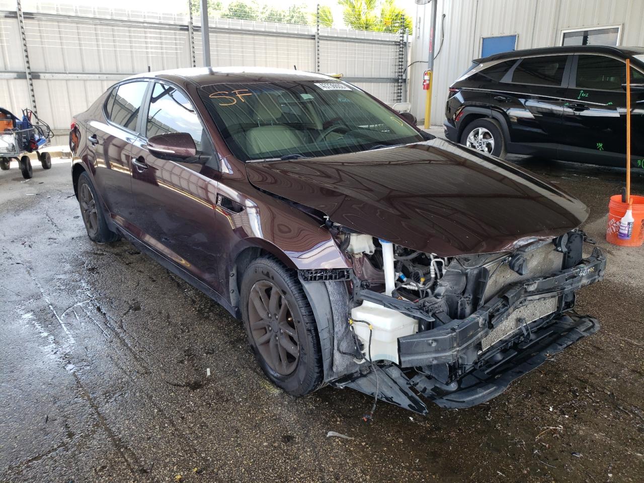 KIA OPTIMA LX 2012 with VIN 5XXGM4A79CG077135 - Photo from auction