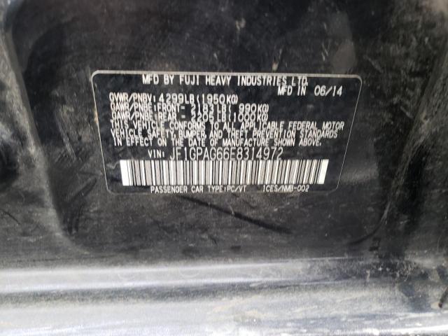 Photo 10 from auction – 2014 SUBARU IMPREZA LI with VIN JF1GPAG66E8314972