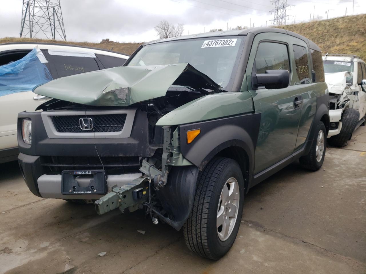 Photo 2 from auction – 2003 HONDA ELEMENT EX with VIN 5J6YH27693L047669