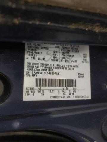 Photo 10 from auction – 2004 FORD EXPEDITION with VIN 1FMFU18L64LB07881