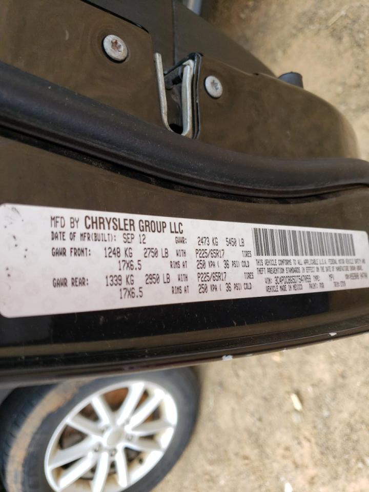 Photo 10 from auction – 2013 DODGE JOURNEY SX with VIN 3C4PDCBG5DT547059
