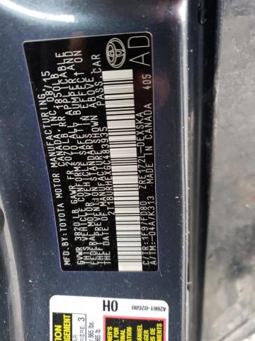Photo 10 from auction – 2016 TOYOTA COROLLA L with VIN 2T1BURHEXGC483935