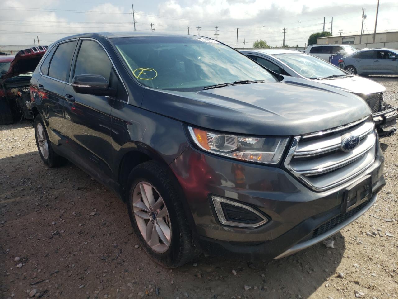 FORD EDGE SEL 2017 with VIN 2FMPK4J8XHBC70069 - Photo from auction