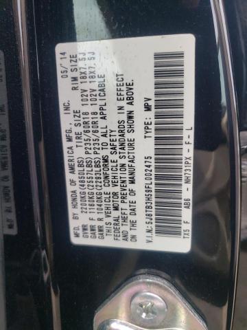 Photo 10 from auction – 2015 ACURA RDX TECHNO with VIN 5J8TB3H59FL002475