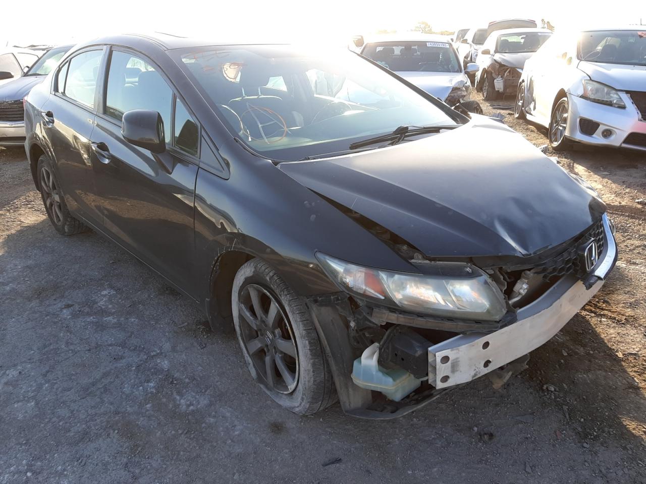 HONDA CIVIC EX 2013 with VIN 19XFB2F81DE066373 - Photo from auction