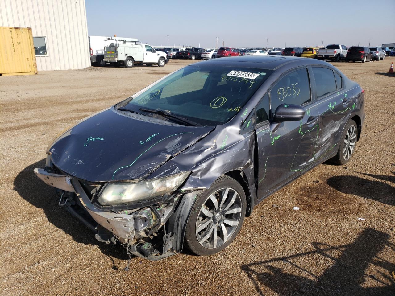 Photo 2 from auction – 2015 HONDA CIVIC EXL with VIN 2HGFB2F99FH502744