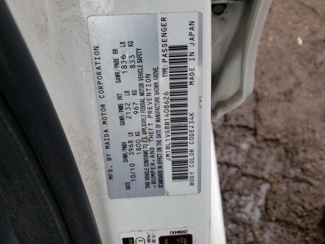Photo 10 from auction – 2011 MAZDA 3 with VIN JM1BL1VG8B1408626