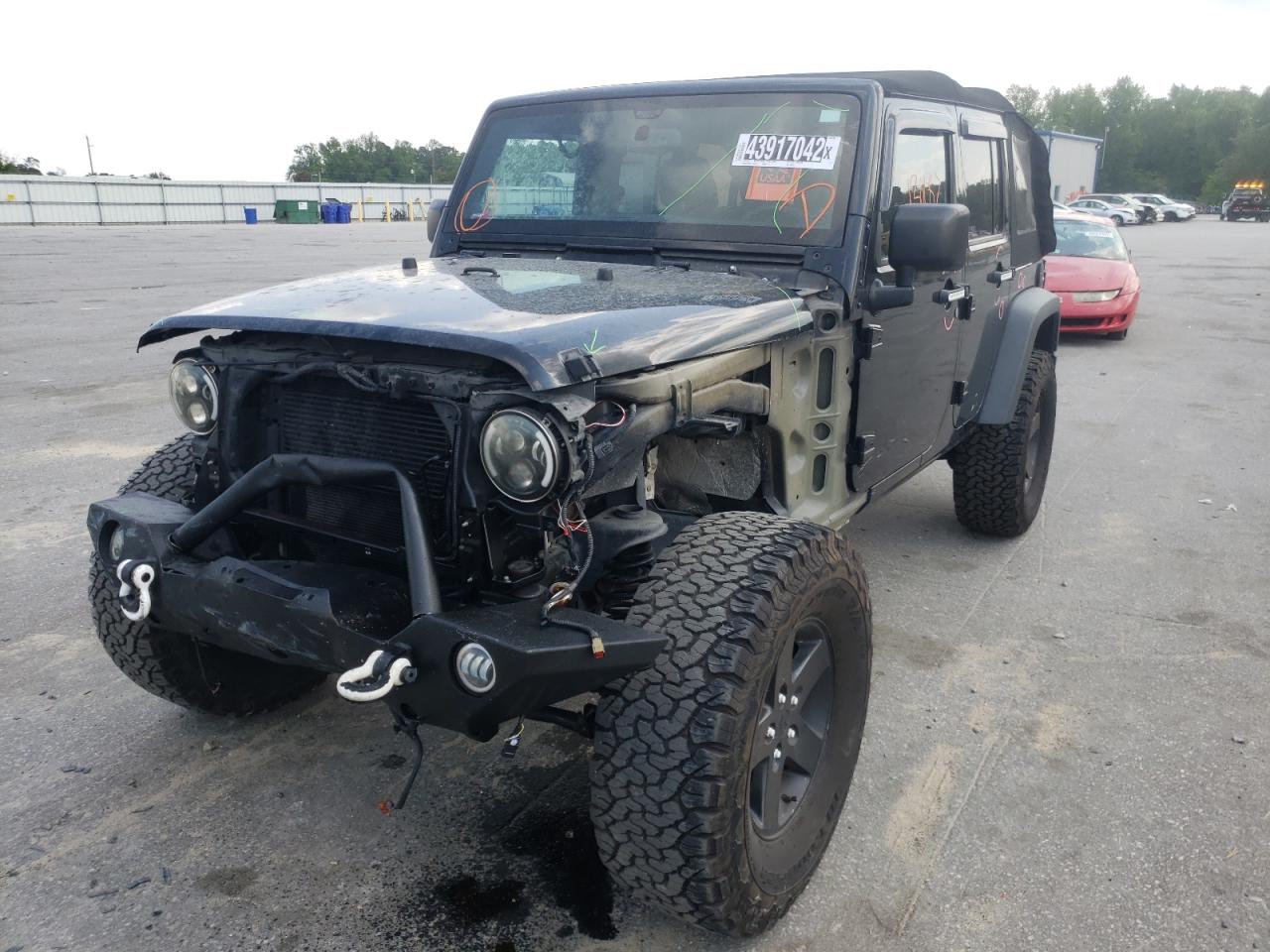 Photo 2 from auction – 2014 JEEP WRANGLER U with VIN 1C4BJWDG6EL282974