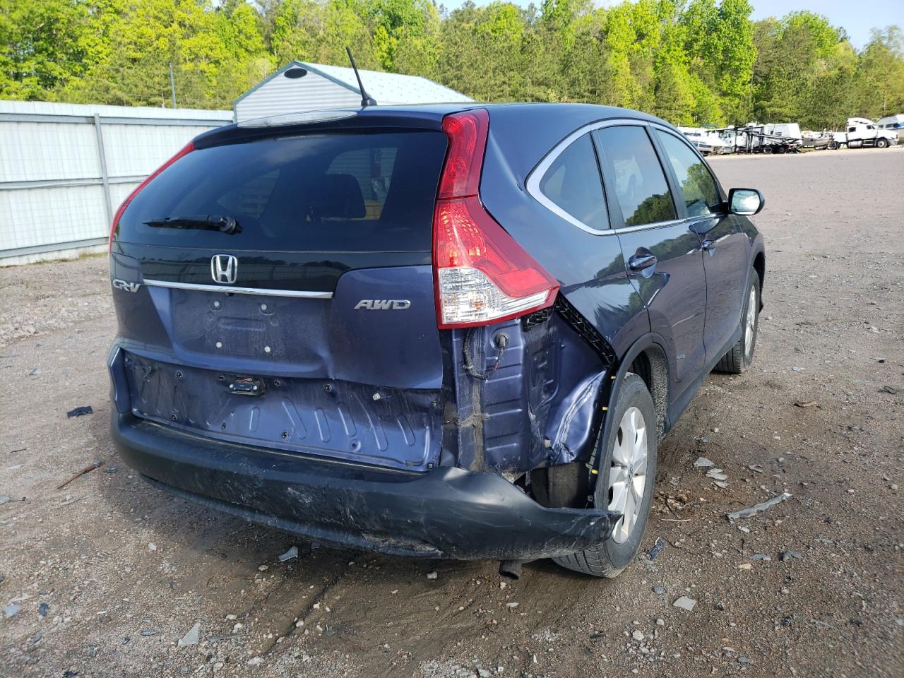 Photo 4 from auction – 2014 HONDA CR-V EX with VIN 2HKRM4H51EH667723
