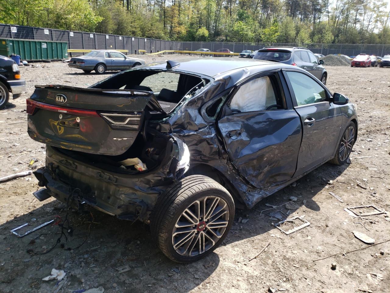 Photo 4 from auction – 2021 KIA FORTE GT with VIN 3KPF44AC1ME367288