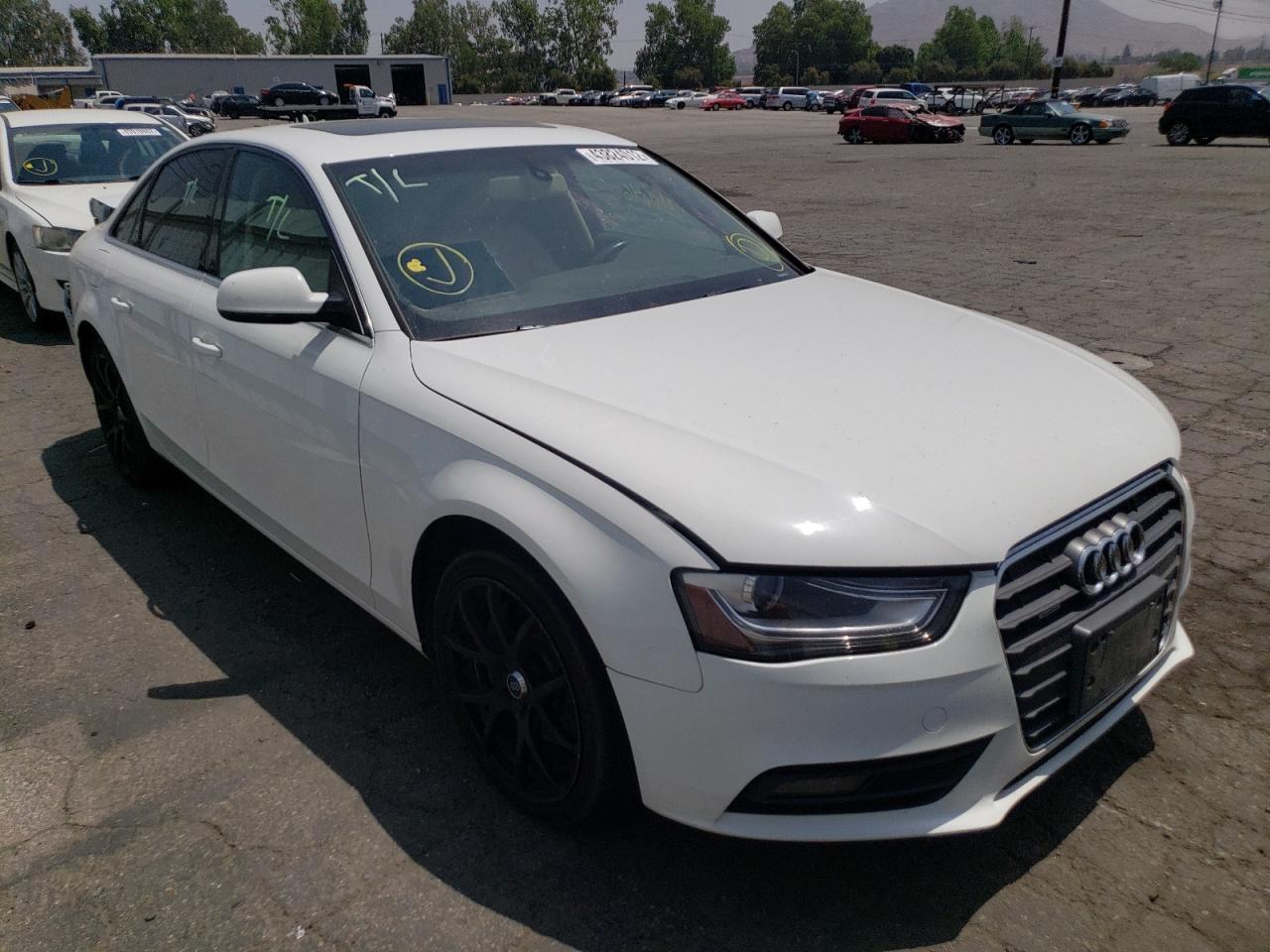 AUDI A4 PREMIUM 2013 with VIN WAUBFAFL6DA051627 - Photo from auction