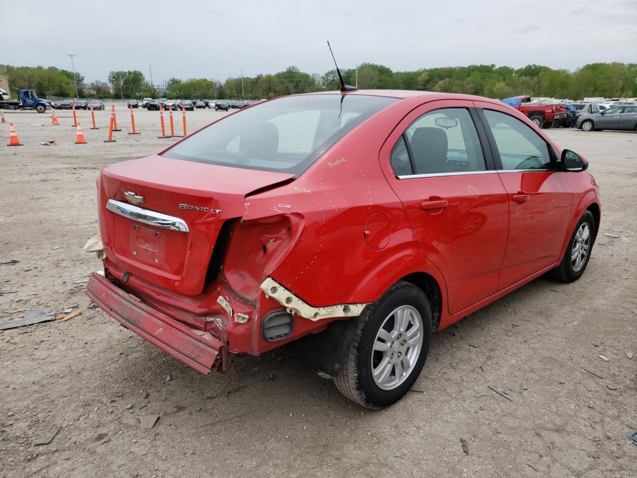 Photo 4 from auction – 2013 CHEVROLET SONIC LT with VIN 1G1JC5SHXD4160311