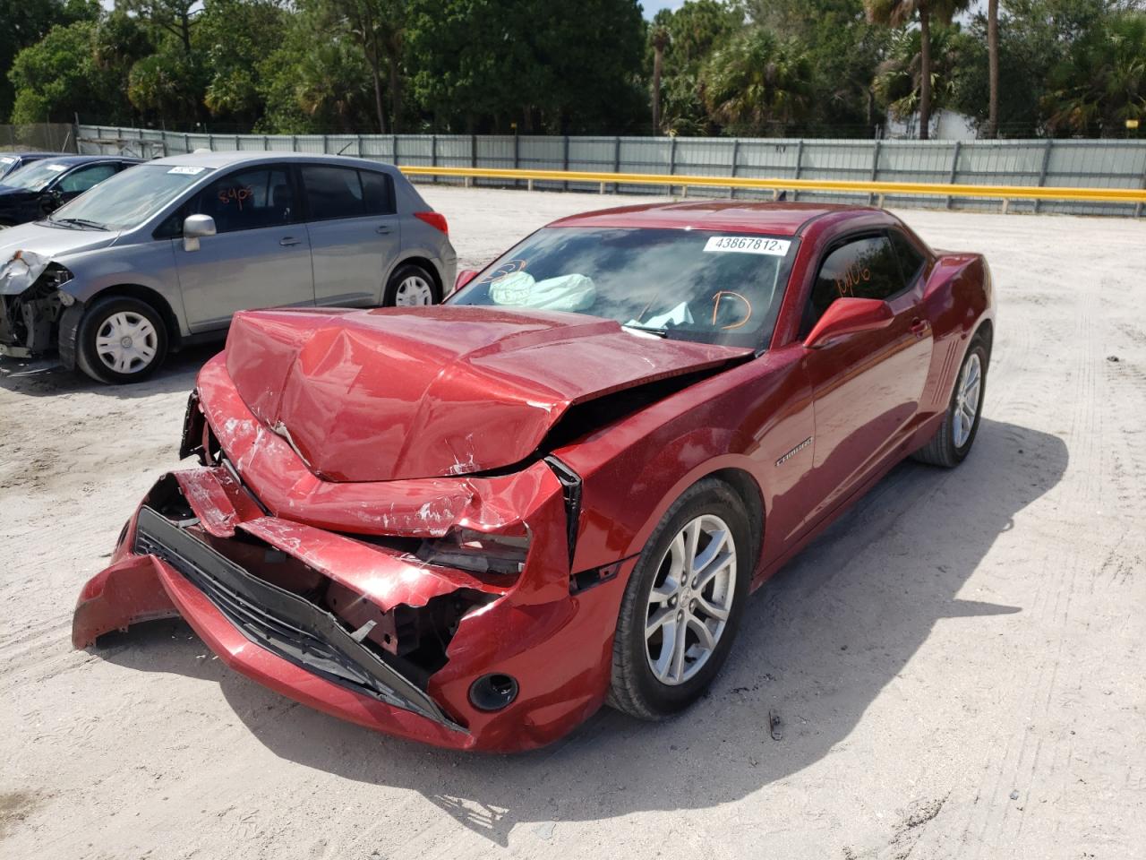 Photo 2 from auction – 2015 CHEVROLET CAMARO LT with VIN 2G1FD1E35F9213413