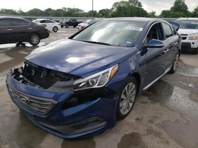 Photo 2 from auction – 2017 HYUNDAI SONATA SPO with VIN 5NPE34AF6HH563172