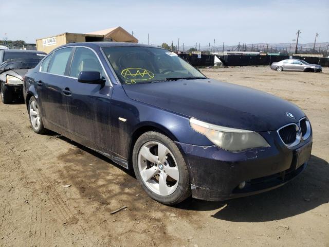 BMW 530 I 2006 with VIN WBANE73556CM30795 - Photo from auction