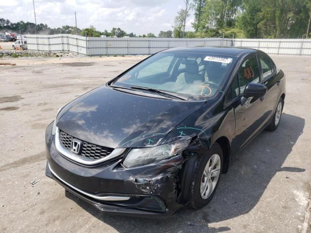 Photo 2 from auction – 2015 HONDA CIVIC LX with VIN 19XFB2F50FE121663