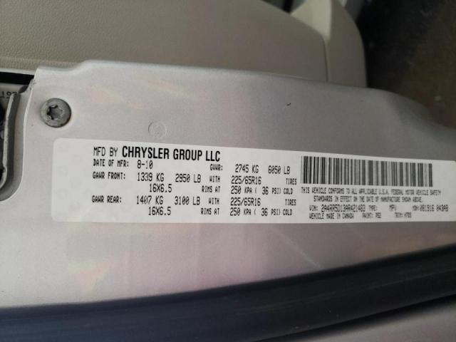 Photo 10 from auction – 2010 CHRYSLER TOWN & COU with VIN 2A4RR5D13AR421483