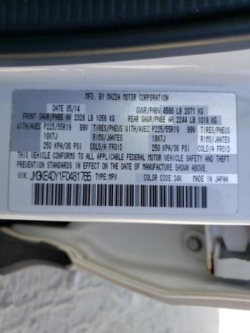 Photo 10 from auction – 2015 MAZDA CX-5 GT with VIN JM3KE4DY1F0481765