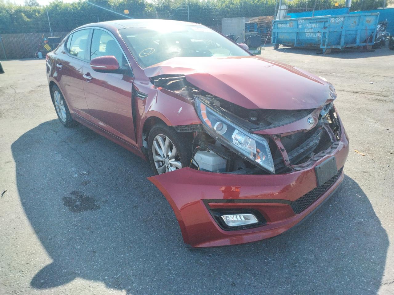 KIA OPTIMA EX 2014 with VIN 5XXGN4A7XEG285881 - Photo from auction