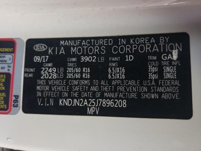 Photo 10 from auction – 2018 KIA SOUL with VIN KNDJN2A25J7896208