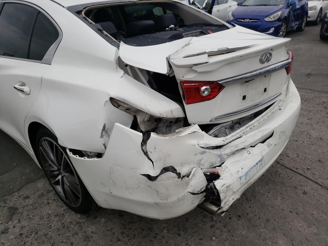 Photo 9 from auction – 2014 INFINITI Q50 BASE with VIN JN1BV7AP9EM678358