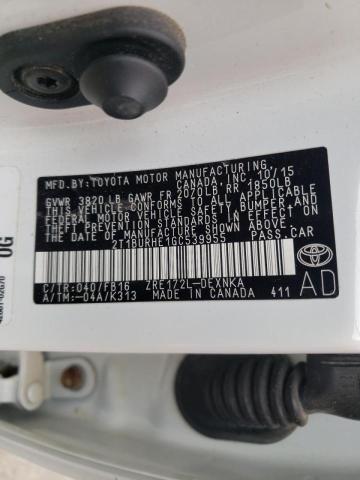 Photo 10 from auction – 2016 TOYOTA COROLLA L with VIN 2T1BURHE1GC539955