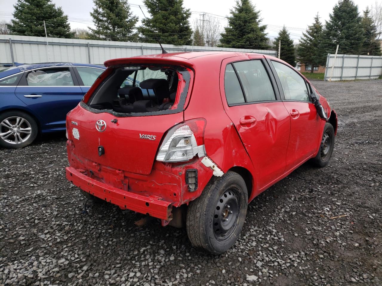 Photo 4 from auction – 2010 TOYOTA YARIS with VIN JTDKT4K36A5314934