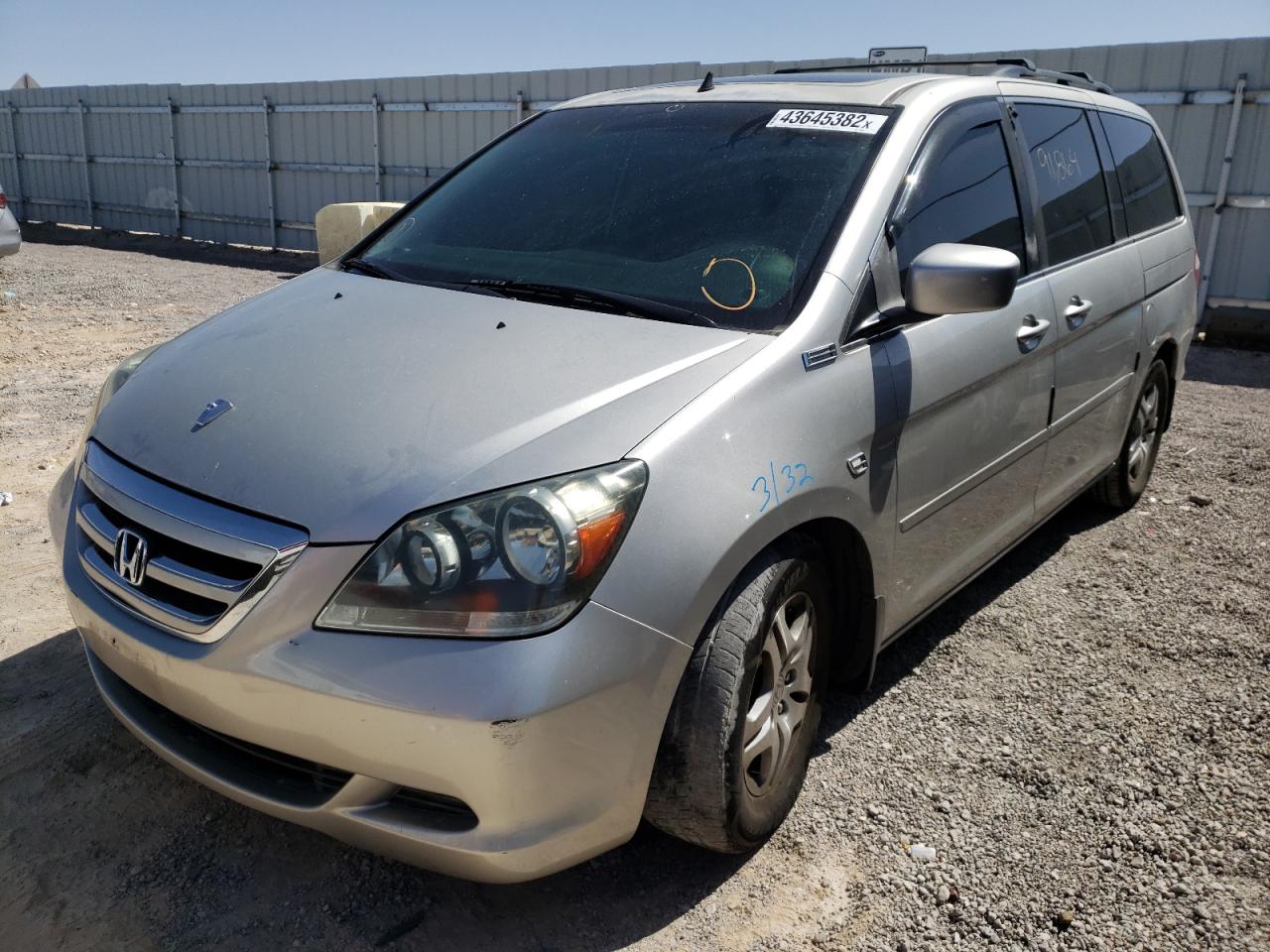 Photo 2 from auction – 2007 HONDA ODYSSEY EX with VIN 5FNRL38617B453158