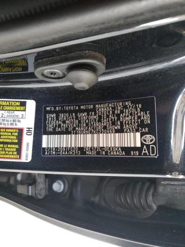 Photo 10 from auction – 2019 TOYOTA COROLLA L with VIN 2T1BURHE7KC220469