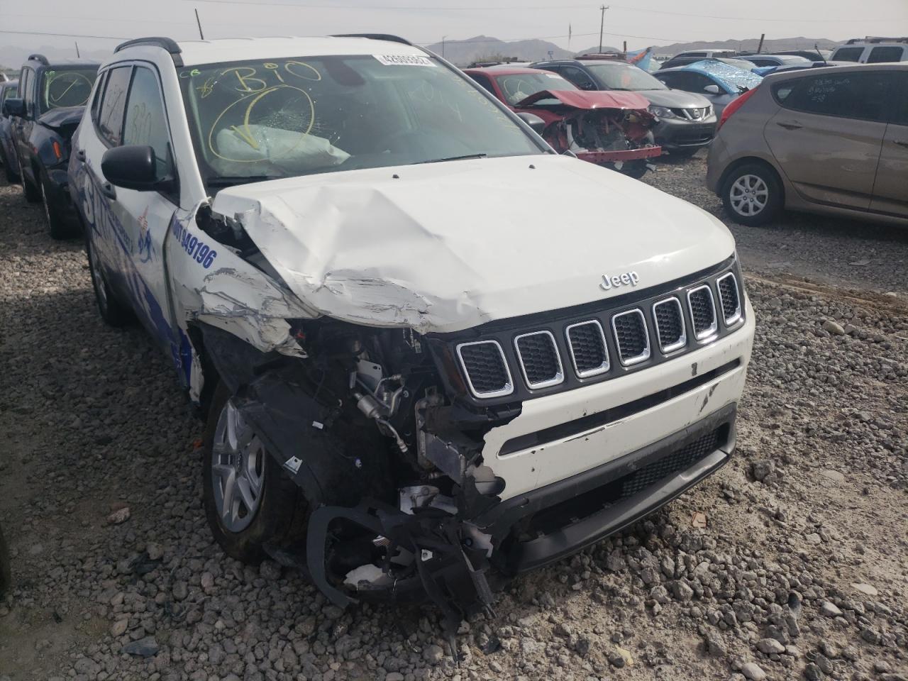 JEEP COMPASS SP 2021 with VIN 3C4NJDAB2MT547211 - Photo from auction