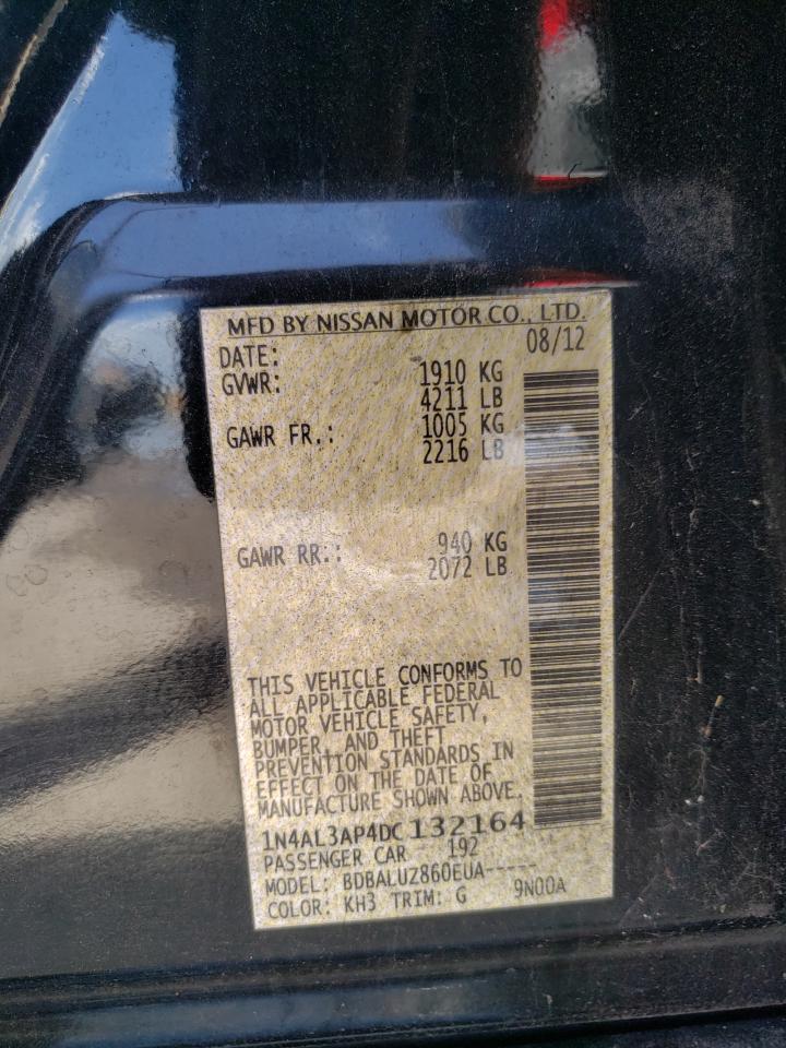 Photo 10 from auction – 2013 NISSAN ALTIMA 2.5 with VIN 1N4AL3AP4DC132164