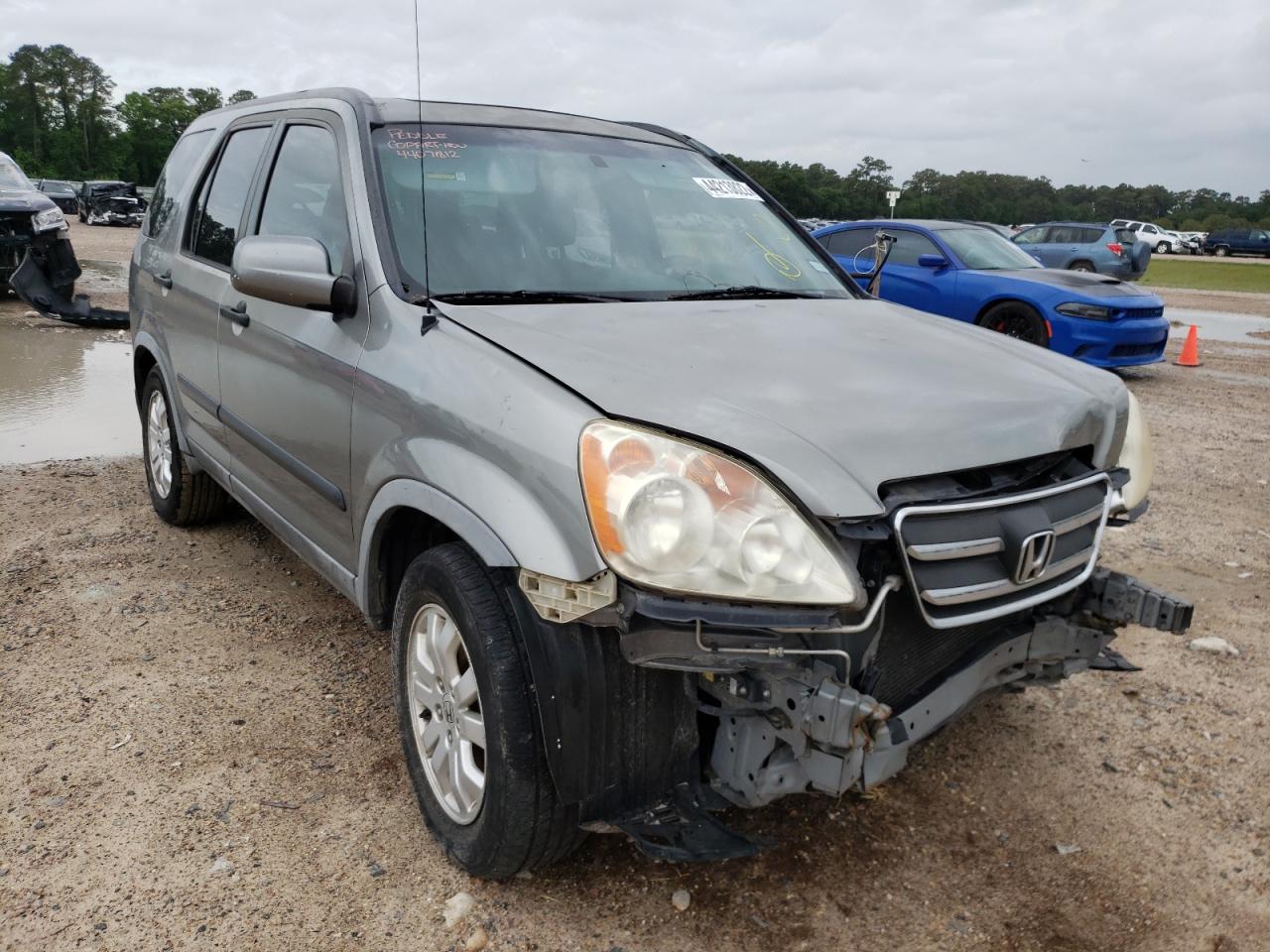 HONDA CR-V EX 2006 with VIN JHLRD78826C045837 - Photo from auction
