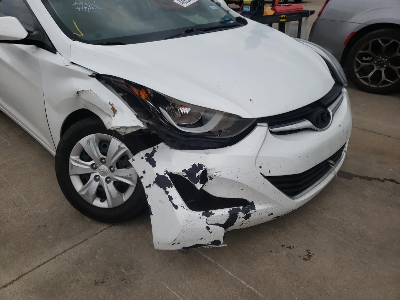 Photo 9 from auction – 2016 HYUNDAI ELANTRA SE with VIN 5NPDH4AE7GH713311
