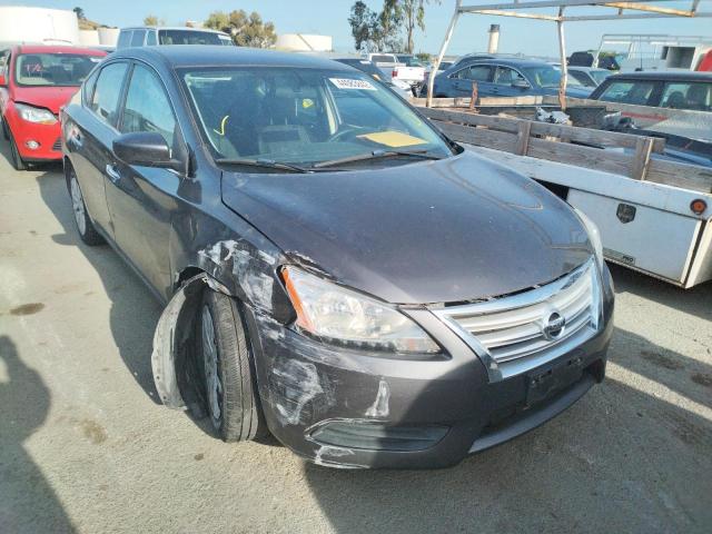 NISSAN SENTRA S 2013 with VIN 3N1AB7AP1DL728182 - Photo from auction