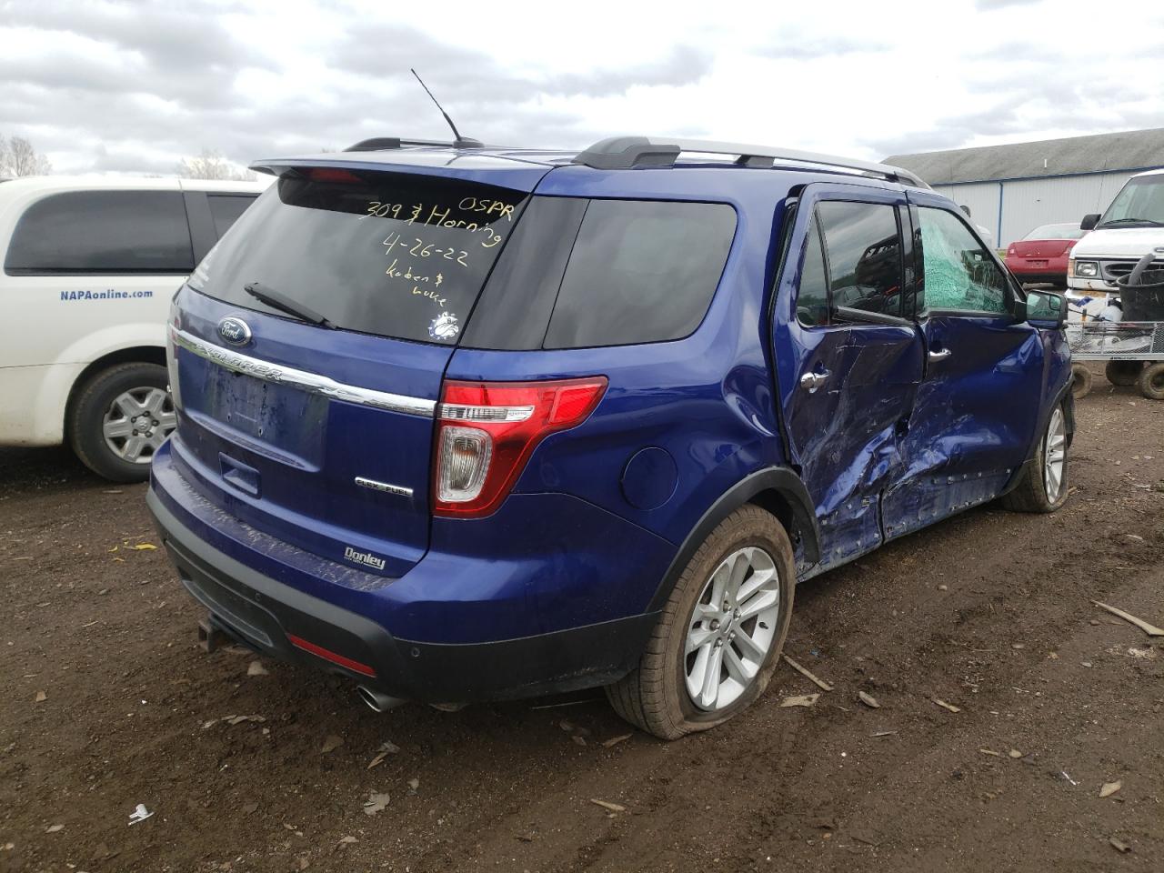 Photo 4 from auction – 2014 FORD EXPLORER X with VIN 1FM5K7D8XEGA02468