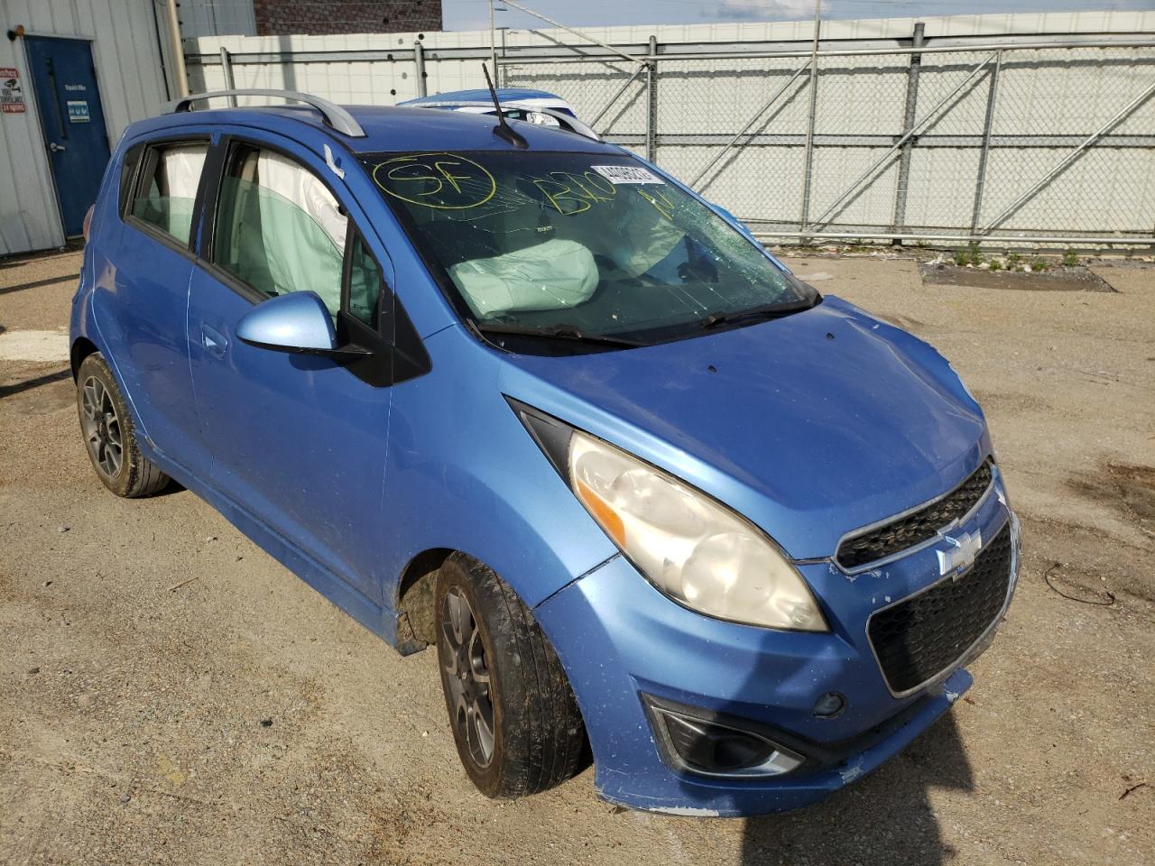 CHEVROLET SPARK 2013 with VIN KL8CF6S97DC585098 - Photo from auction