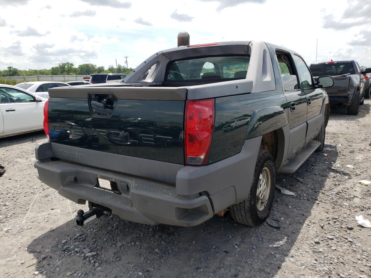Photo 4 from auction – 2002 CHEVROLET AVALANCHE with VIN 3GNEC13T42G303376