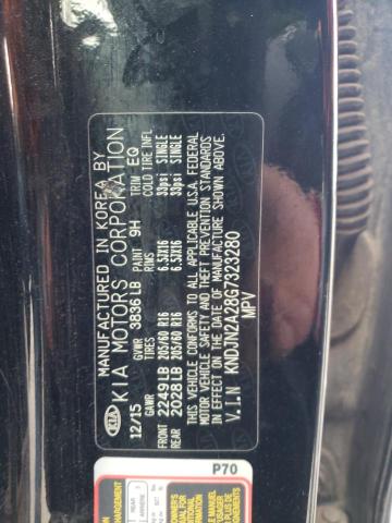 Photo 10 from auction – 2016 KIA SOUL with VIN KNDJN2A28G7323280