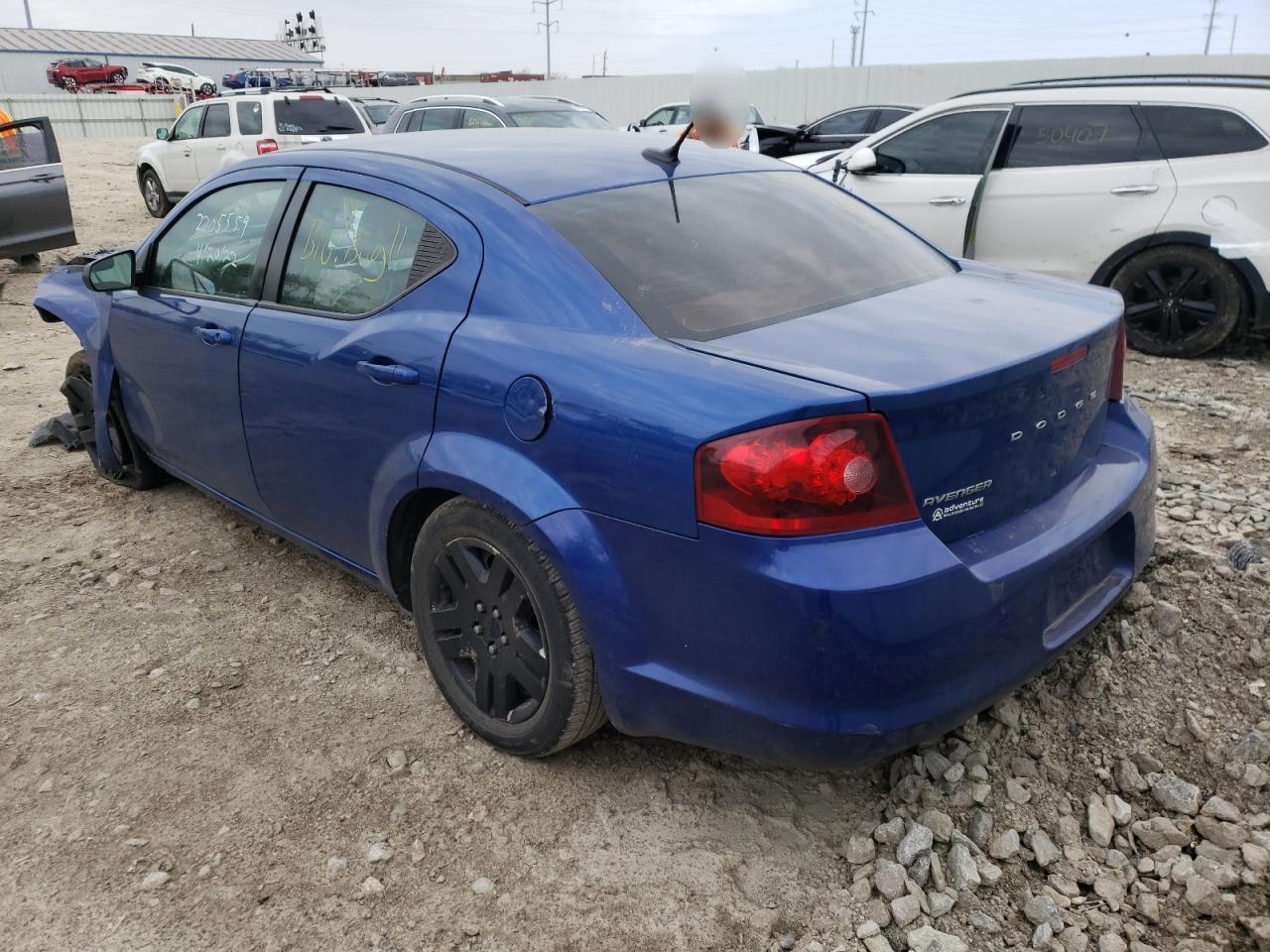 Photo 3 from auction – 2014 DODGE AVENGER SE with VIN 1C3CDZAB8EN234679
