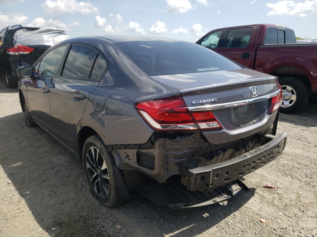Photo 3 from auction – 2015 HONDA CIVIC EX with VIN 19XFB2F80FE032220