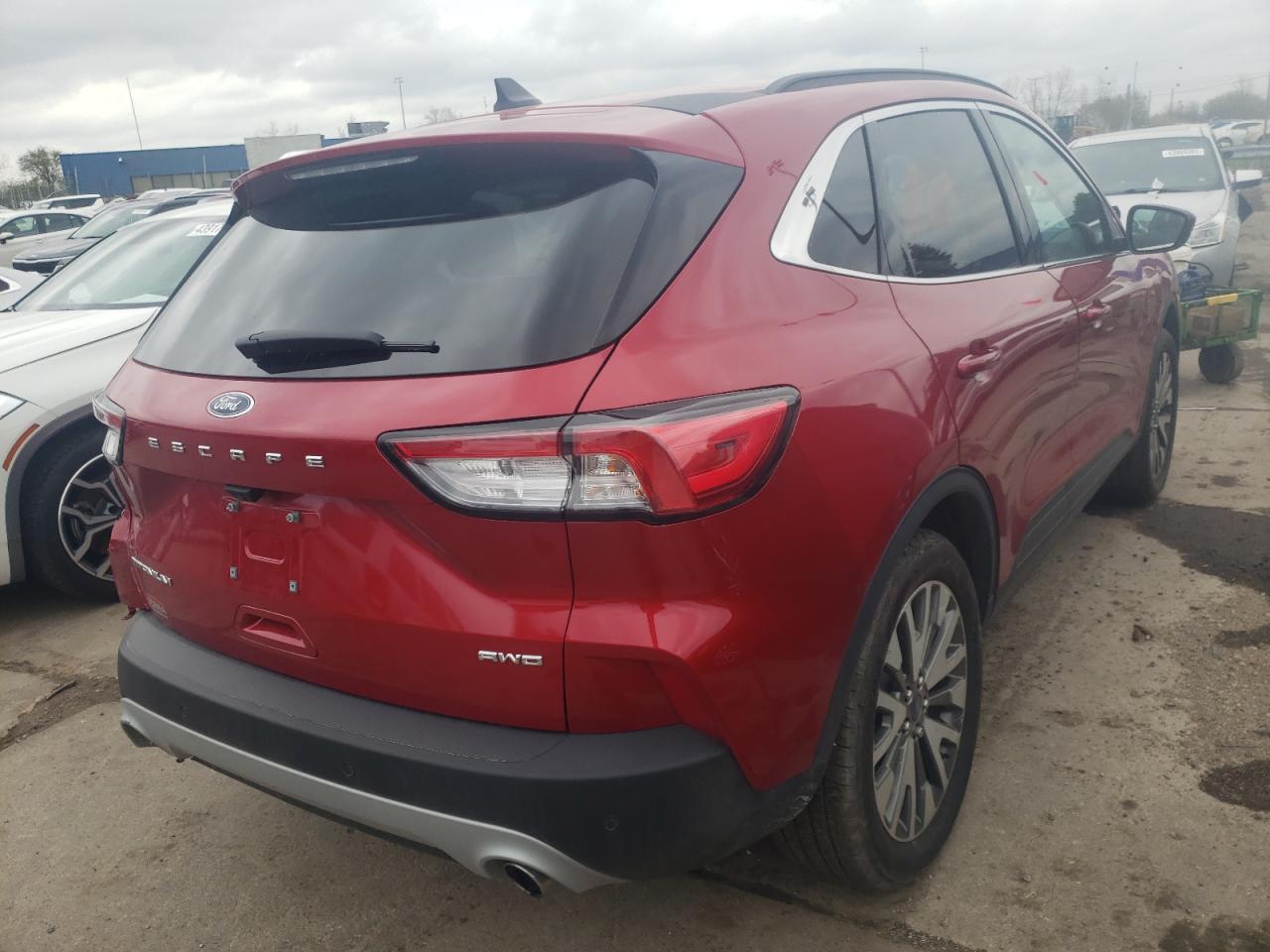 Photo 4 from auction – 2022 FORD ESCAPE TIT with VIN 1FMCU9J94NUA38409