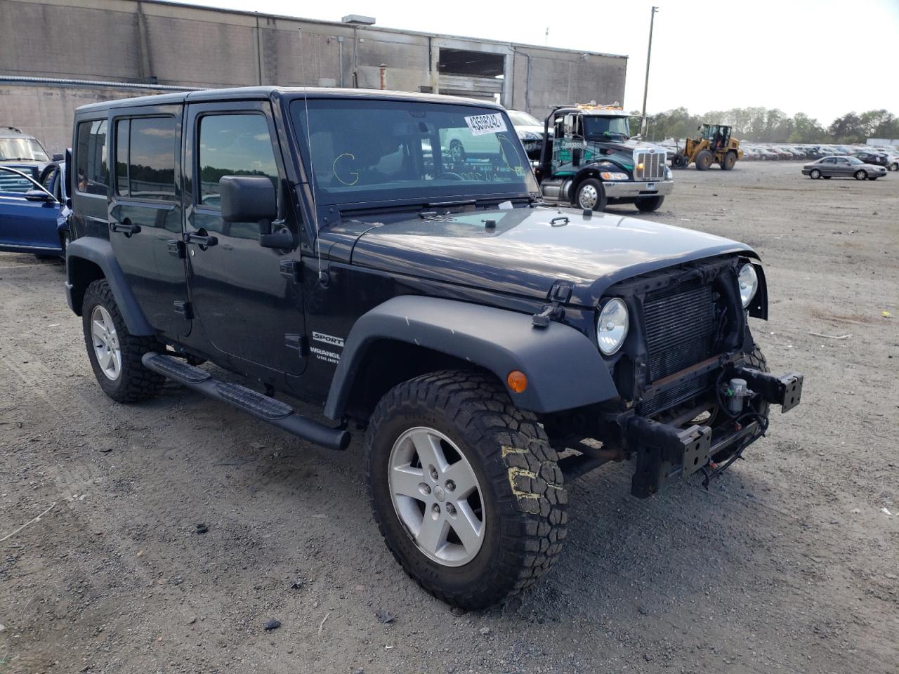 JEEP WRANGLER U 2017 with VIN 1C4BJWDG6HL593793 - Photo from auction