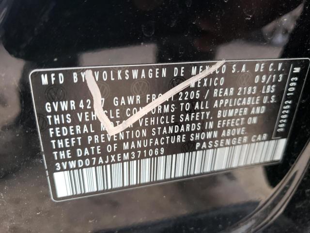 Photo 10 from auction – 2014 VOLKSWAGEN JETTA SE with VIN 3VWD07AJXEM371069